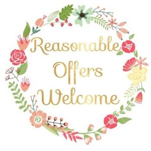 Reasonable offers welcome!